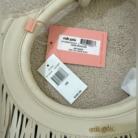 Cult Gaia Adina Shoulder Bag, Off White, Dust Bag Included, NWT - Picture 3 of 9